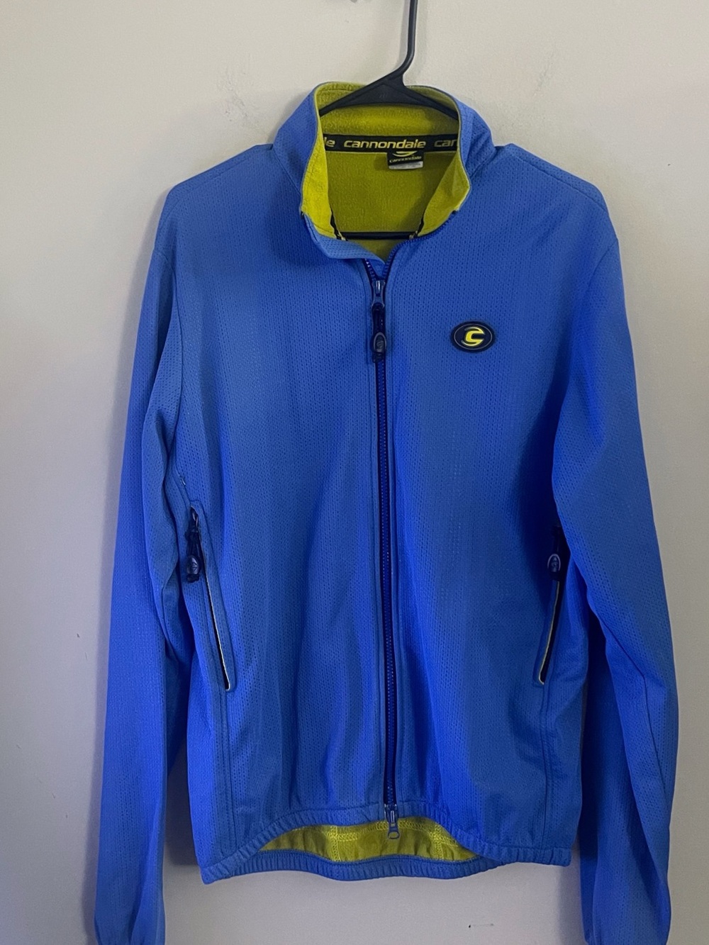 Cannondale Men's Blue Cycling Jacket Casual Activewear Outdoor Casual Bicycling